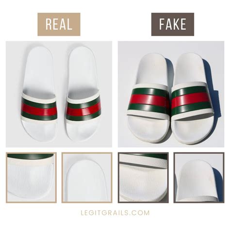 gucci slides faux|how to authenticate Gucci slides.